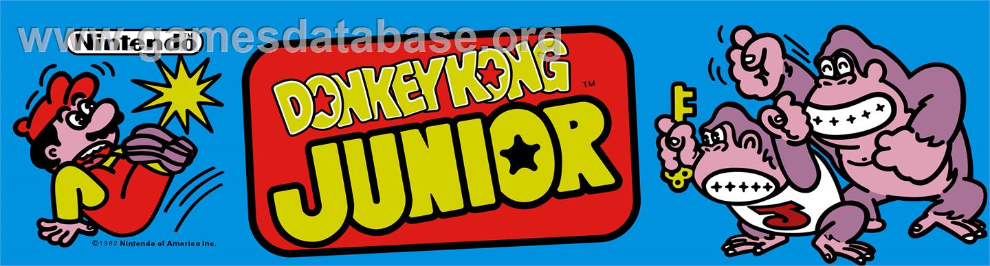 Donkey Kong Jr. - Arcade - Artwork - Marquee