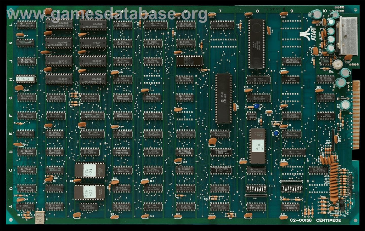 Centipede - Arcade - Artwork - PCB