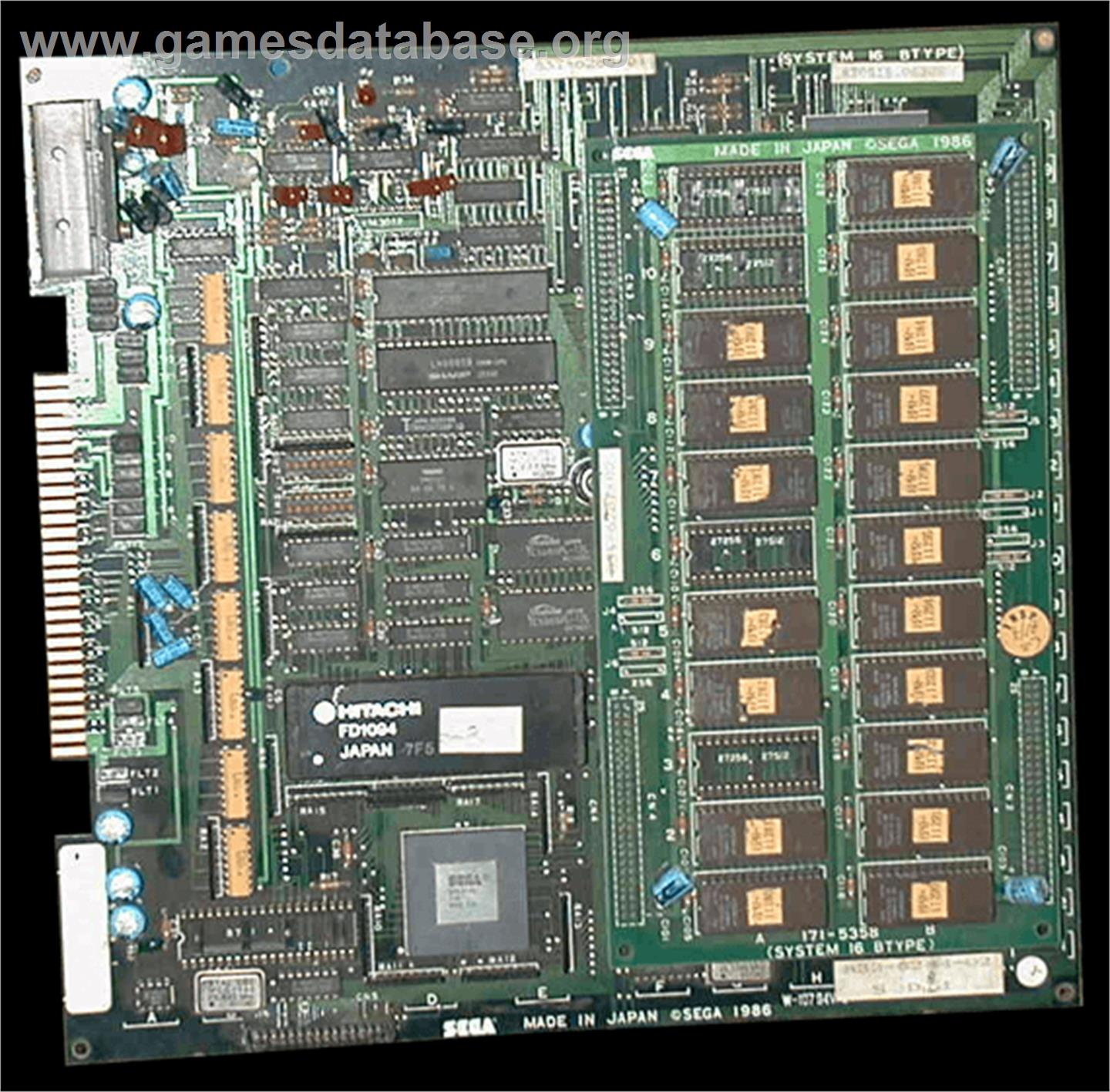 SDI - Strategic Defense Initiative - Arcade - Artwork - PCB