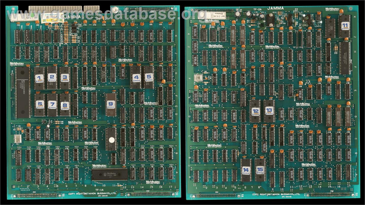 Terra Force - Arcade - Artwork - PCB