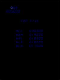 High Score Screen for Tac/Scan.