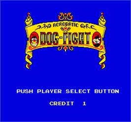 Select Screen for Acrobatic Dog-Fight.