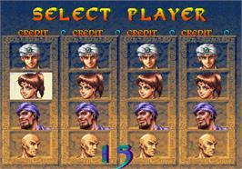 Select Screen for Arabian Fight.