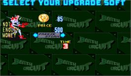 Select Screen for Battle Circuit.