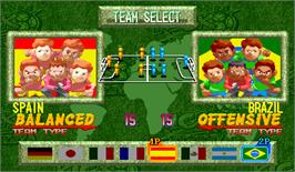 Select Screen for Capcom Sports Club.