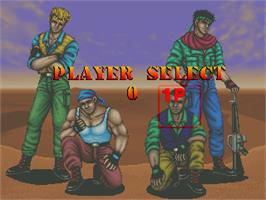 Select Screen for Desert Assault.