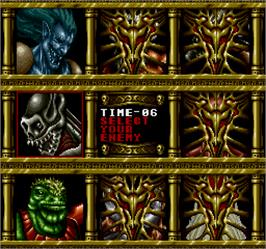 Select Screen for Fighting Fantasy.