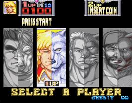 Select Screen for Metamorphic Force.