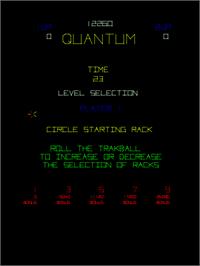 Select Screen for Quantum.