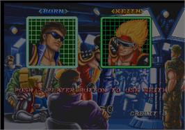 Select Screen for Riding Fight.