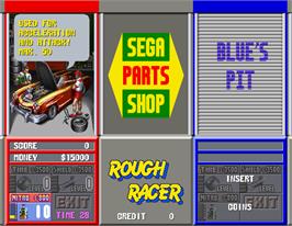 Select Screen for Rough Racer.