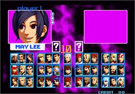 Select Screen for The King of Fighters Special Edition 2004.