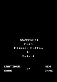 Select Screen for Time Scanner.