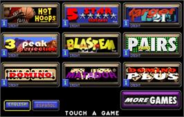 Select Screen for Touchmaster 2000.