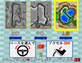 Select Screen for Virtua Formula.