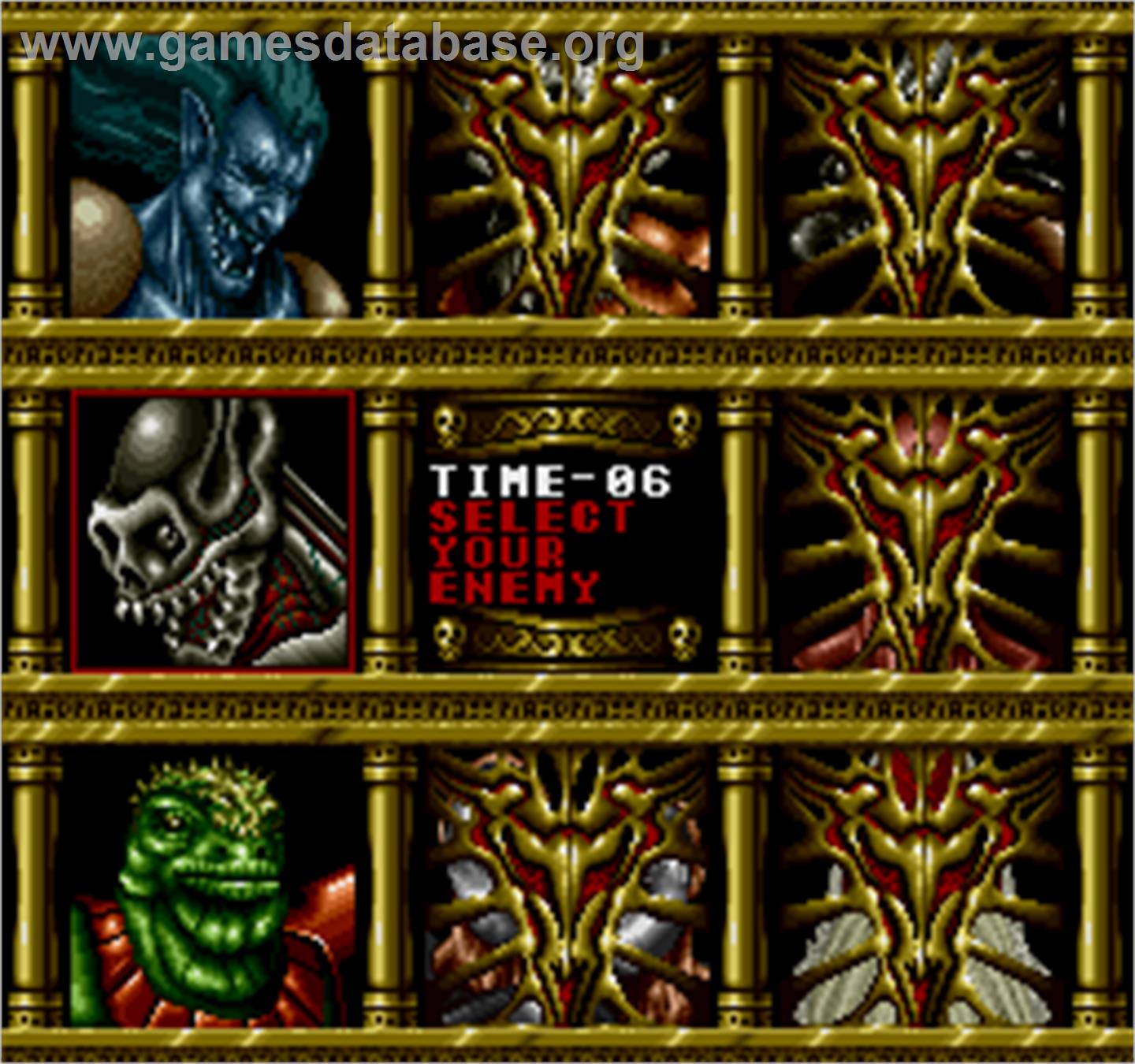 Fighting Fantasy - Arcade - Artwork - Select Screen