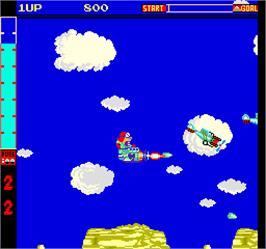 In game image of Acrobatic Dog-Fight on the Arcade.