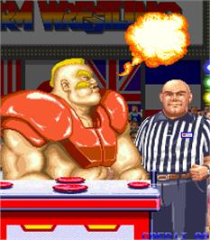 In game image of Arm Champs II v1.7 on the Arcade.