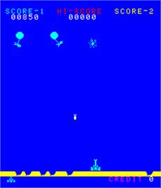 In game image of Balloon Bomber on the Arcade.