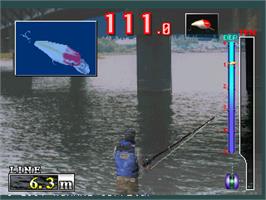 In game image of Bass Angler on the Arcade.