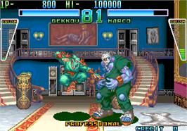 In game image of Dan-Ku-Ga on the Arcade.