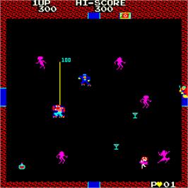 In game image of Disco No.1 on the Arcade.