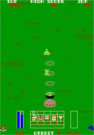 In game image of Field Combat on the Arcade.