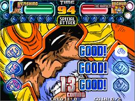 In game image of Fighting Mania on the Arcade.