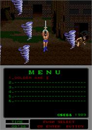 In game image of Golden Axe II on the Arcade.