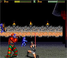 In game image of Kabuki-Z on the Arcade.