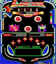 In game image of Pinbo on the Arcade.