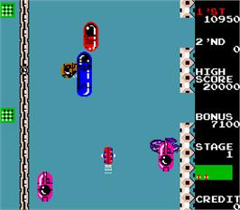 In game image of Radical Radial on the Arcade.