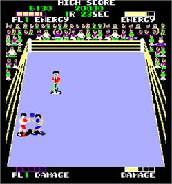 In game image of Ring Fighter on the Arcade.