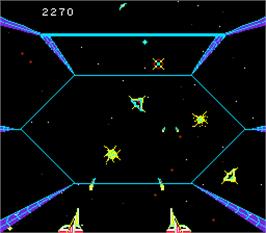 In game image of Space Seeker on the Arcade.