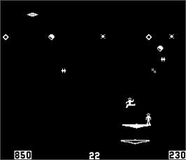 In game image of Space Walk on the Arcade.