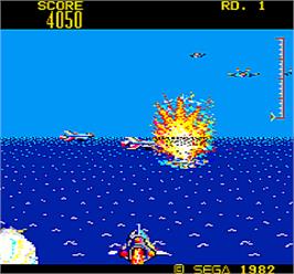 In game image of Subroc-3D on the Arcade.