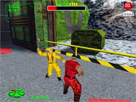 In game image of War: The Final Assault on the Arcade.