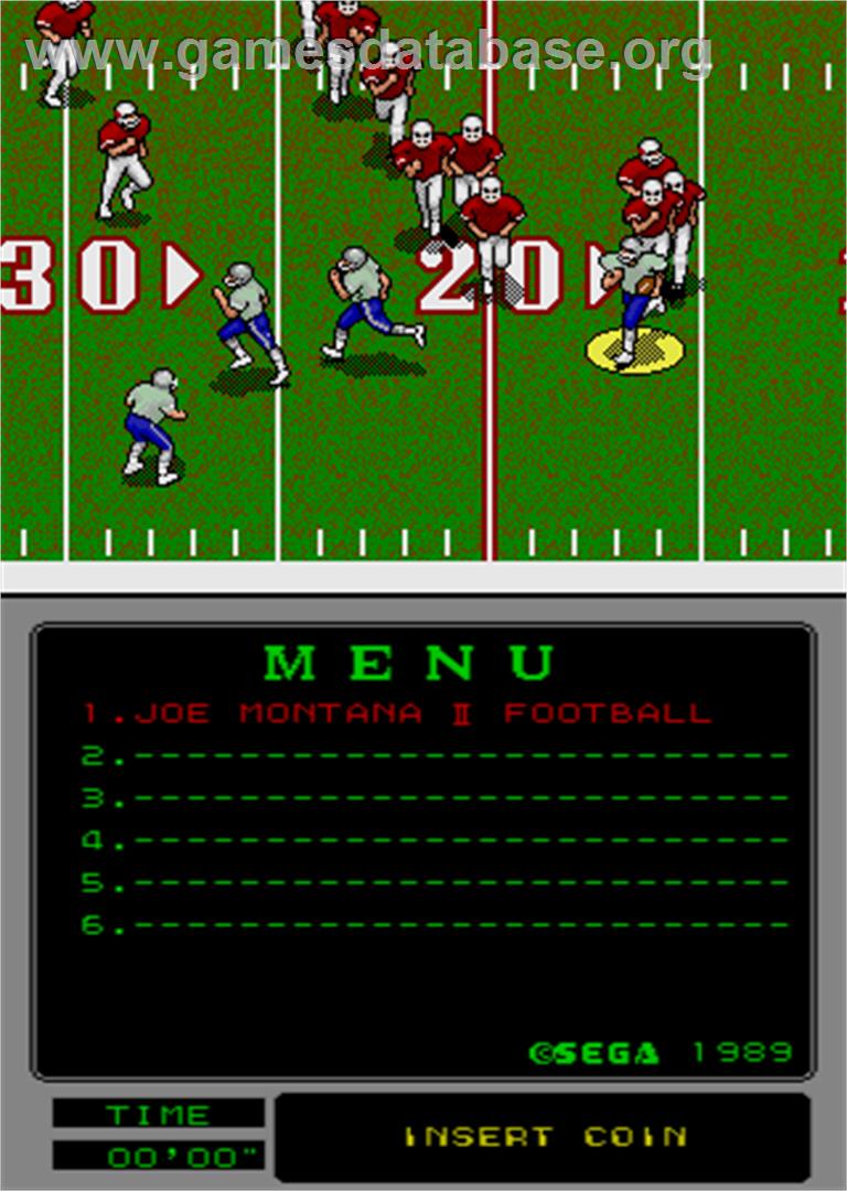 Joe Montana II: Sports Talk Football - Arcade - Artwork - In Game