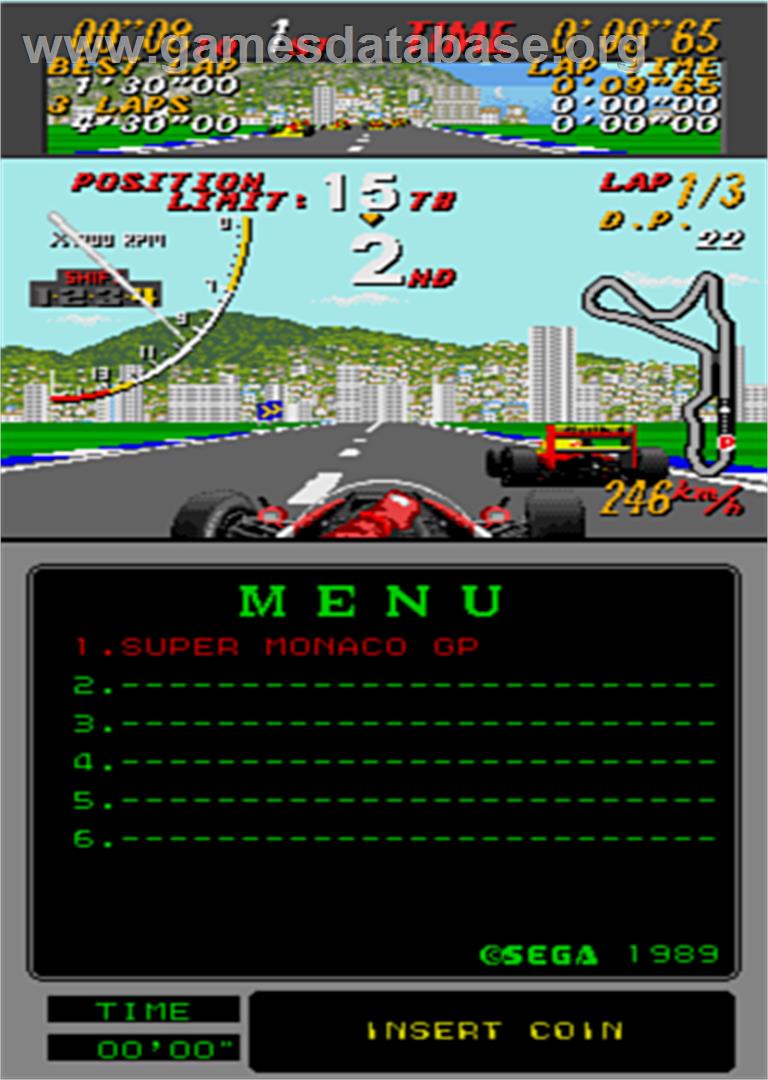 Super Monaco GP - Arcade - Artwork - In Game