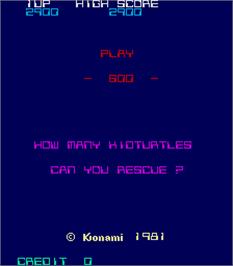 Title screen of 600 on the Arcade.