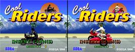 Title screen of Cool Riders on the Arcade.