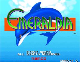 Title screen of Emeraldia on the Arcade.