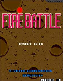 Title screen of Fire Battle on the Arcade.