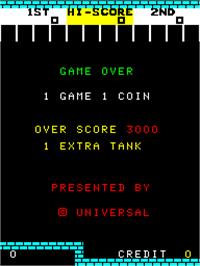 Title screen of No Man's Land on the Arcade.