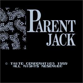 Title screen of Parent Jack on the Arcade.