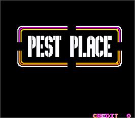 Title screen of Pest Place on the Arcade.