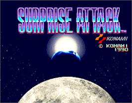 Title screen of Surprise Attack on the Arcade.