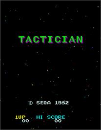 Title screen of Tactician on the Arcade.