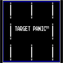 Title screen of Target Panic on the Arcade.