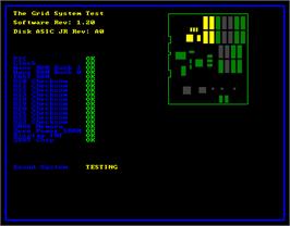 Title screen of The Grid on the Arcade.